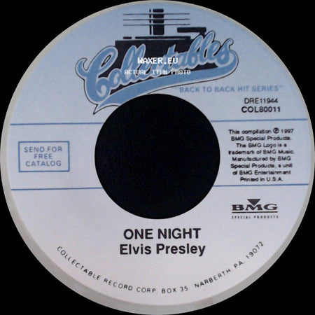 Elvis Presley - I Got Stung / One Night side B