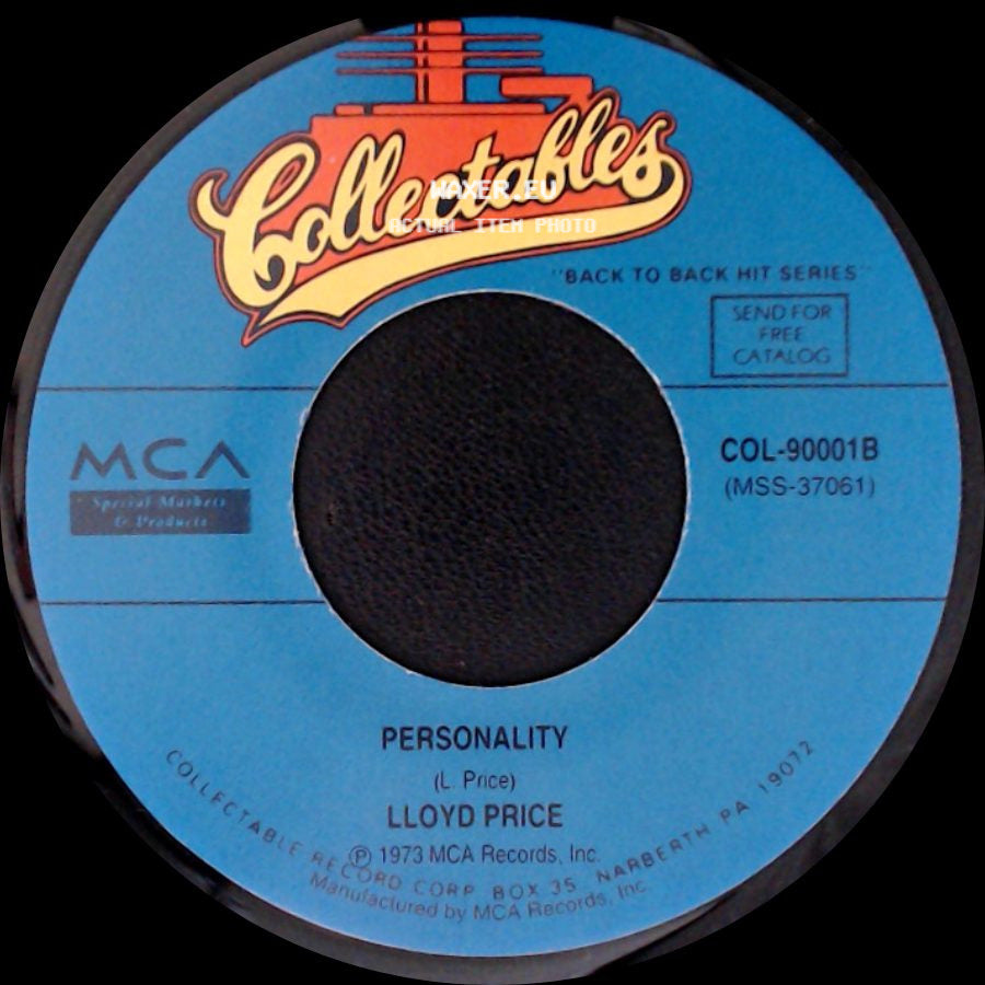 Lloyd Price - Stagger Lee / Personality side B
