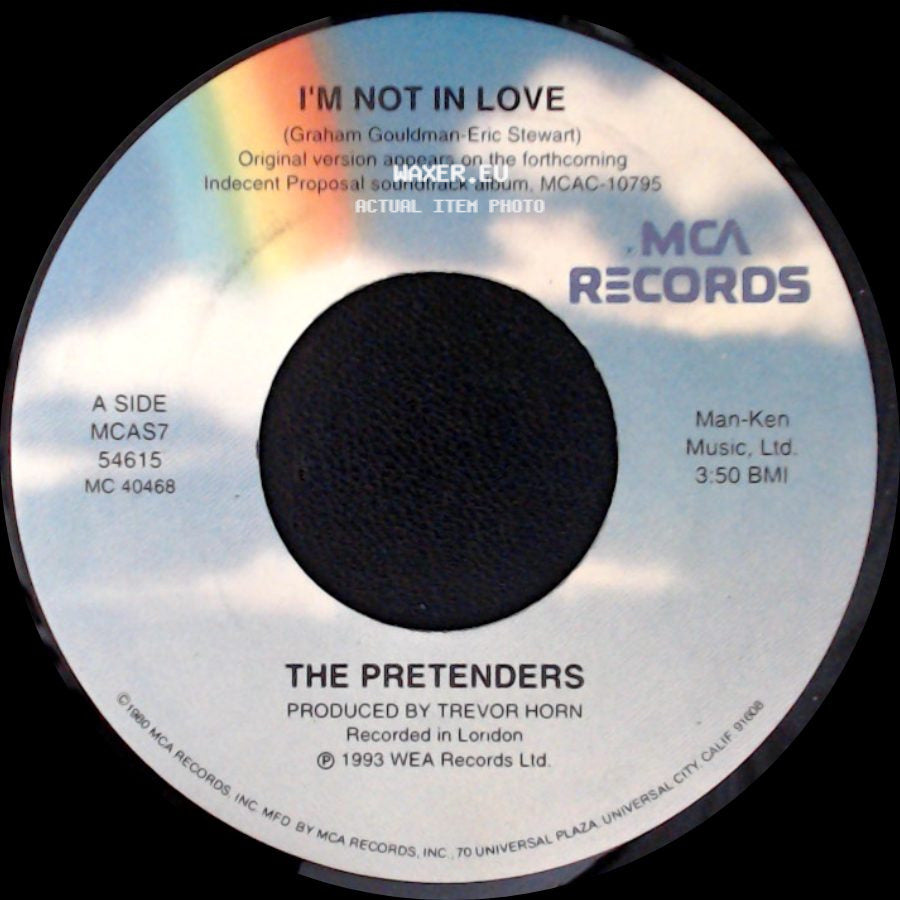 The Pretenders - I'm Not In Love / I'm Not In Love side A