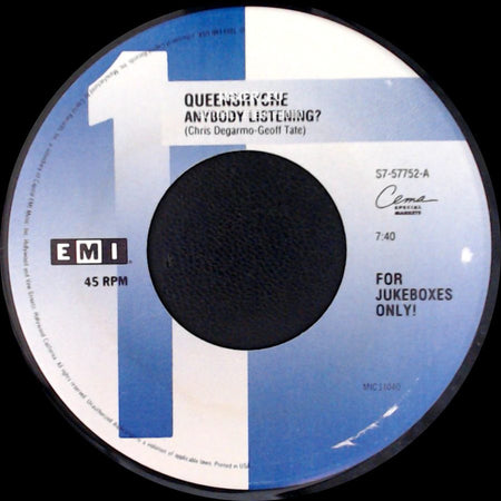 Queensryche - Anybody Listening? / Silent Lucidity side A