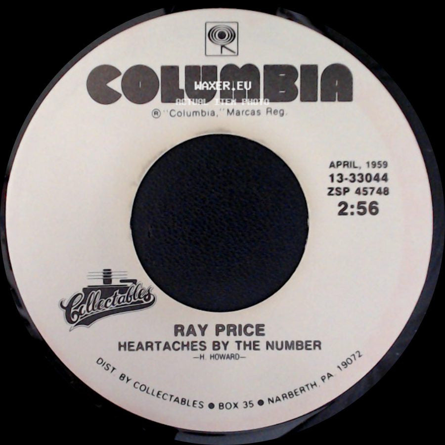 Ray Price - Heartaches By The Number / Release Me side A