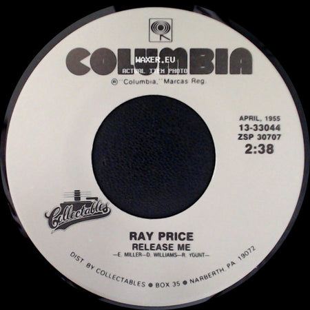 Ray Price - Heartaches By The Number / Release Me side B