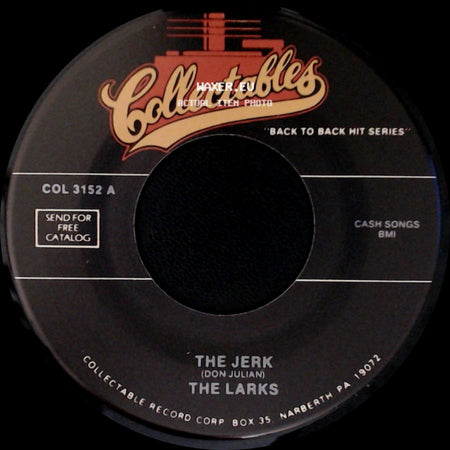 Lloyd Price / The Larks - Where Were You (On Our Wedding Day)? / The Jerk side B