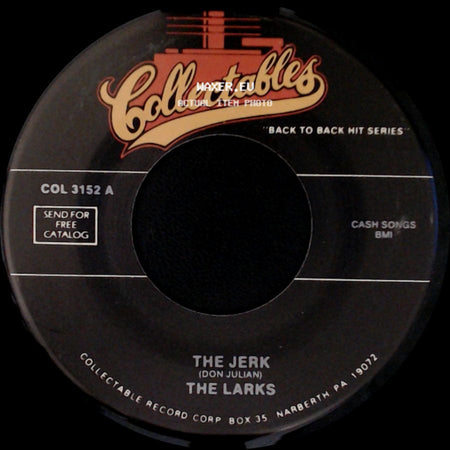 Lloyd Price / The Larks - Where Were You (On Our Wedding Day)? / The Jerk side B