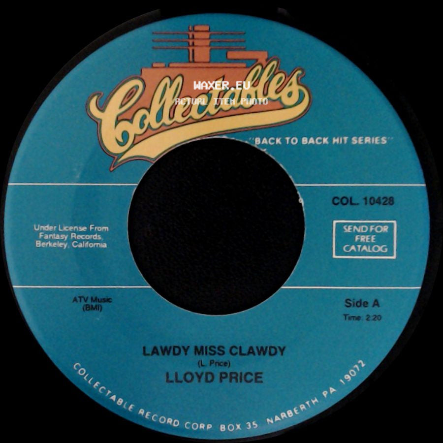 Lloyd Price - Lawdy Miss Clawdy / Mailman Blues side A
