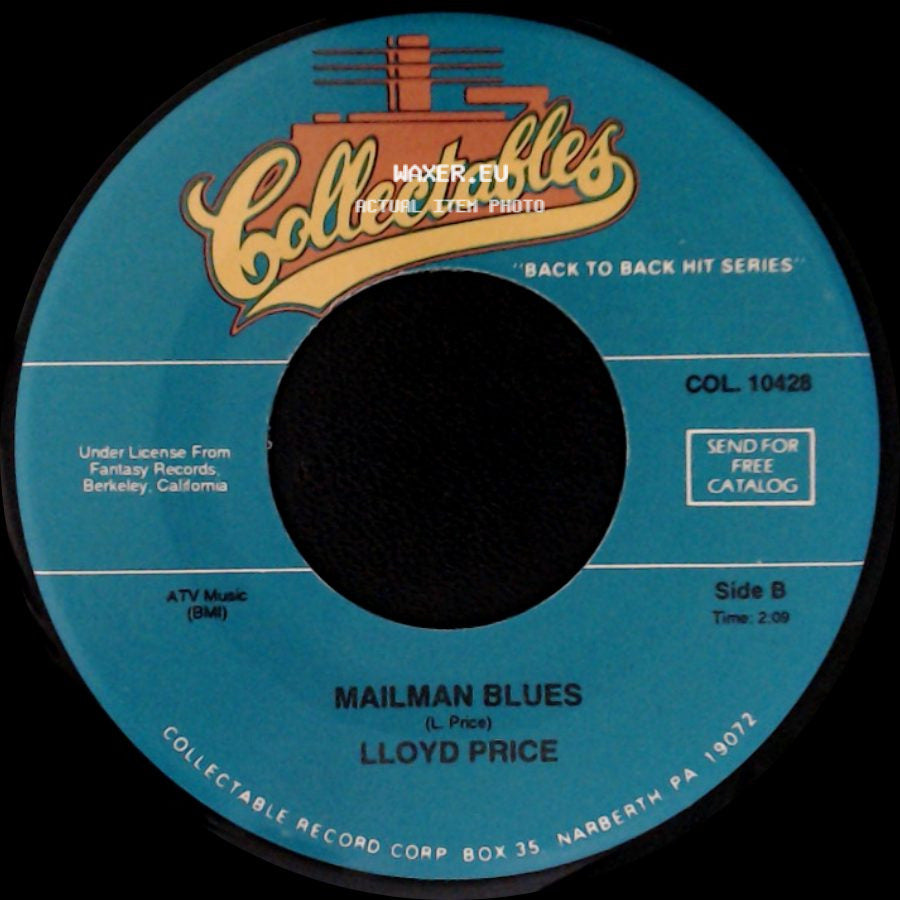 Lloyd Price - Lawdy Miss Clawdy / Mailman Blues side B