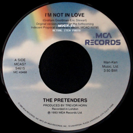 The Pretenders - I'm Not In Love / I'm Not In Love side A