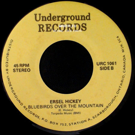 Frankie Laine With Ray Conniff And His Orch. / Ersel Hickey - Moonlight Gambler / Bluebirds Over The Mountain side B