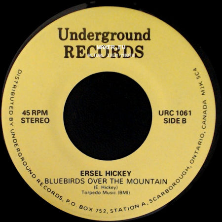 Frankie Laine With Ray Conniff And His Orch. / Ersel Hickey - Moonlight Gambler / Bluebirds Over The Mountain side B