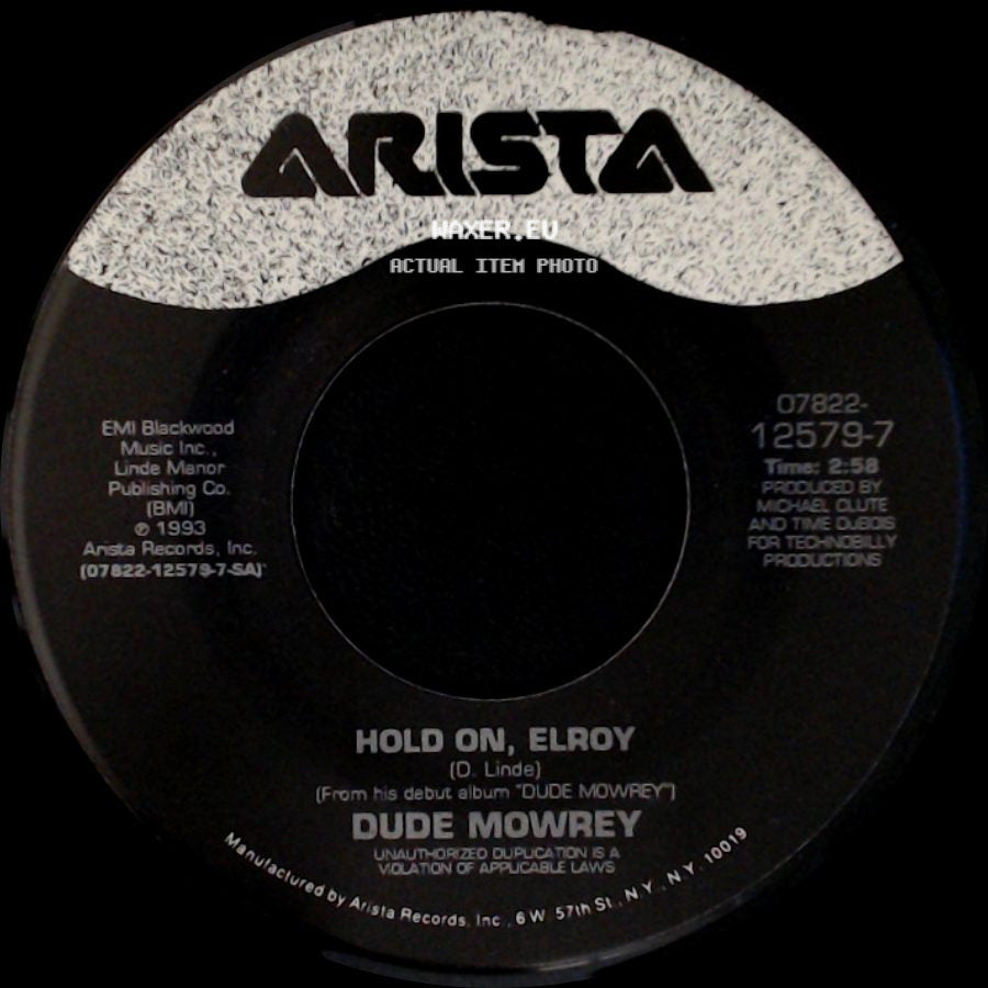 Dude Mowrey - Hold On, Elroy / Turn For The Worse side A