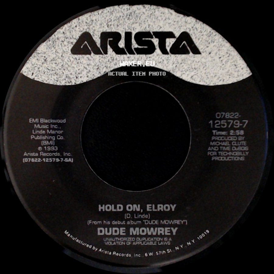 Dude Mowrey - Turn For The Worse / Hold On, Elroy side B