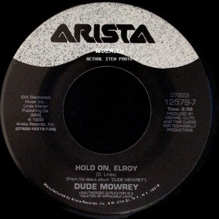 Dude Mowrey - Hold On, Elroy / Turn For The Worse side A