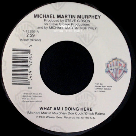 Michael Martin Murphey - What Am I Doing Here / Where Do Cowboys Go When They Die/Reincarnation side A
