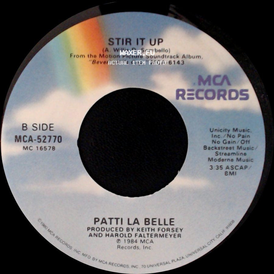 Patti La Belle And Michael Mcdonald / Patti La Belle - On My Own / Stir It Up side B