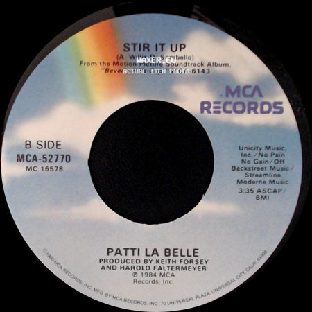 Patti La Belle And Michael Mcdonald / Patti La Belle - On My Own / Stir It Up side B