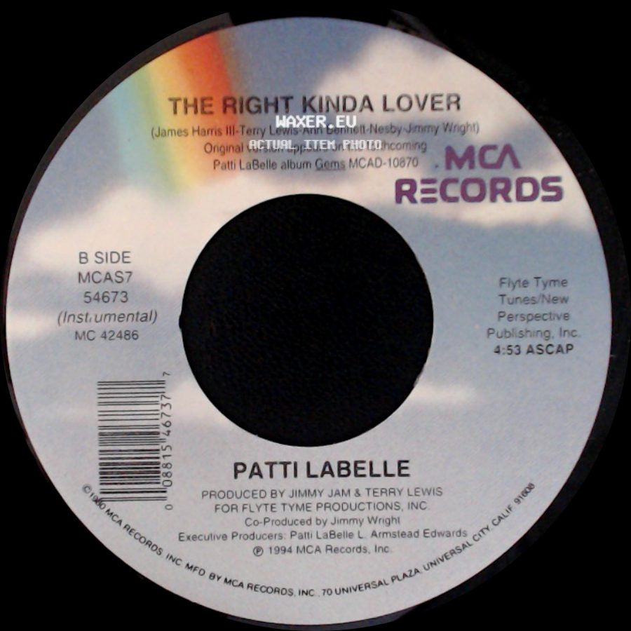 Patti Labelle - The Right Kinda Lover / The Right Kinda Lover side B