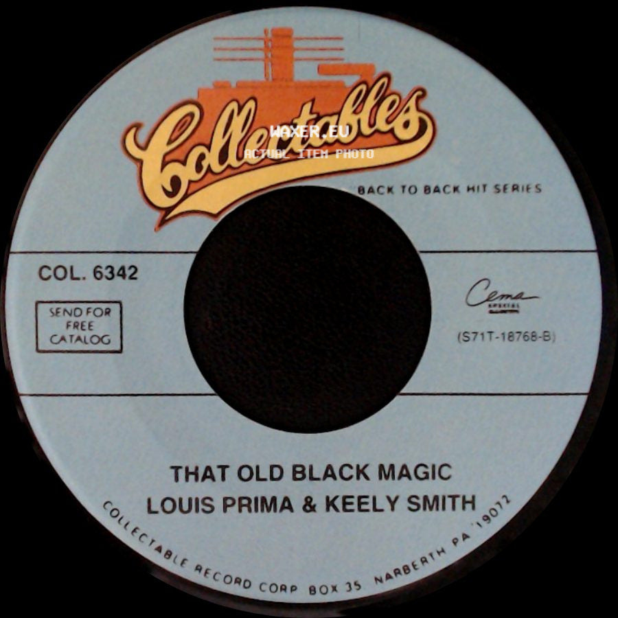 Louis Prima & Keely Smith - I Wish You Love / That Old Black Magic side B