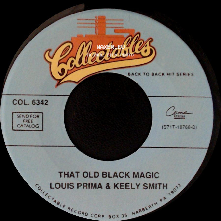 Louis Prima & Keely Smith - I Wish You Love / That Old Black Magic side B