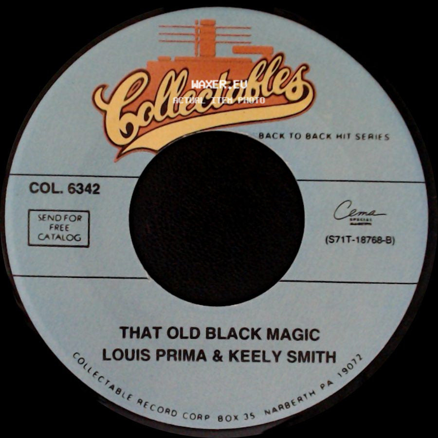 Louis Prima & Keely Smith - I Wish You Love / That Old Black Magic side B