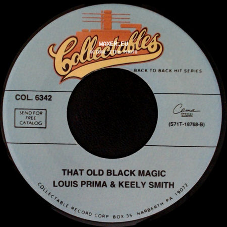 Louis Prima & Keely Smith - I Wish You Love / That Old Black Magic side B