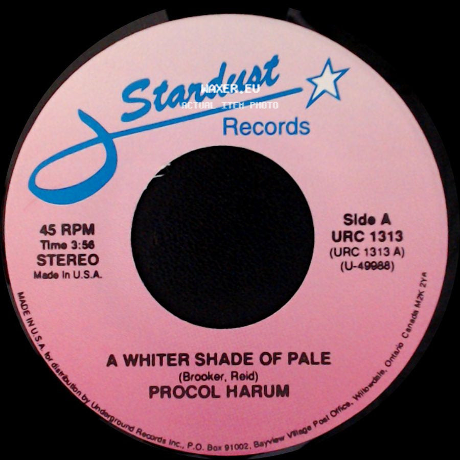 Procol Harum - A Whiter Shade Of Pale / Conquistador side A