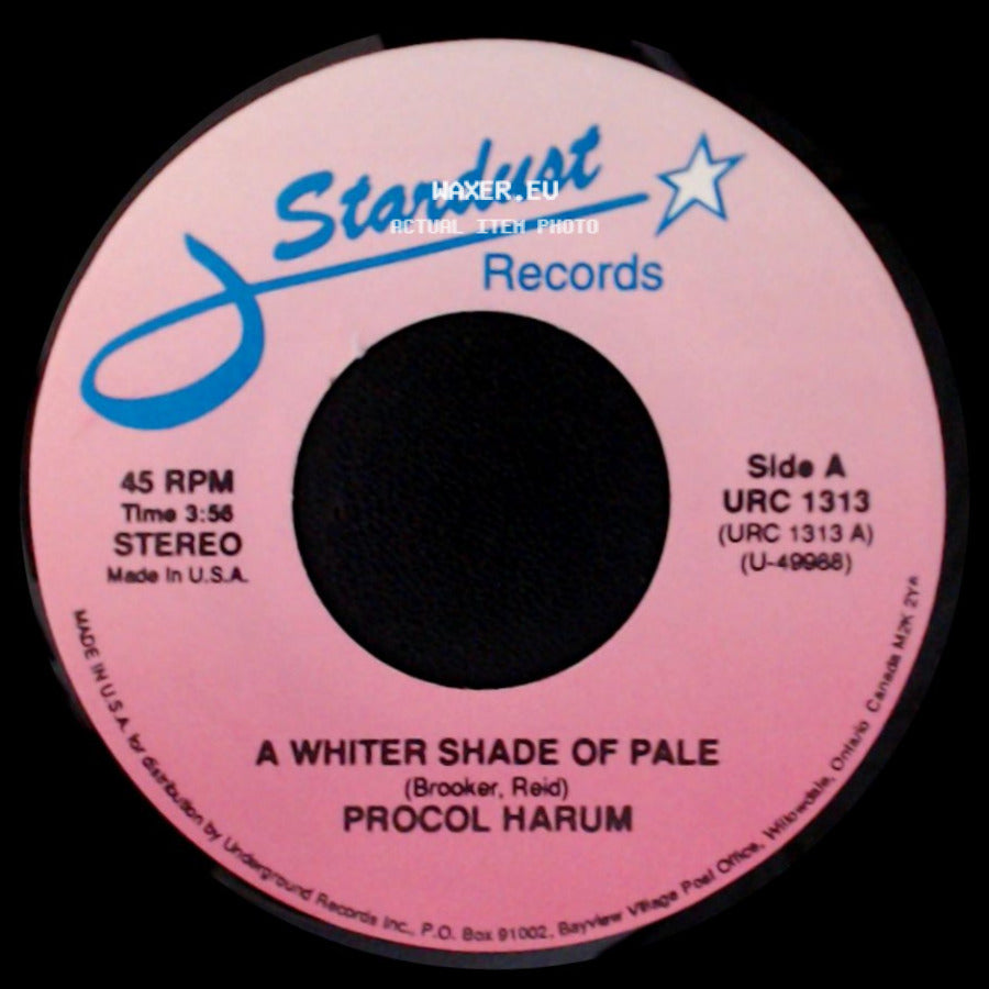Procol Harum - A Whiter Shade Of Pale / Conquistador side A