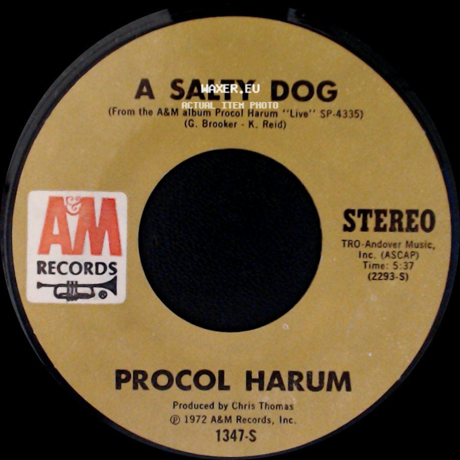 Procol Harum - Conquistador / A Salty Dog side B