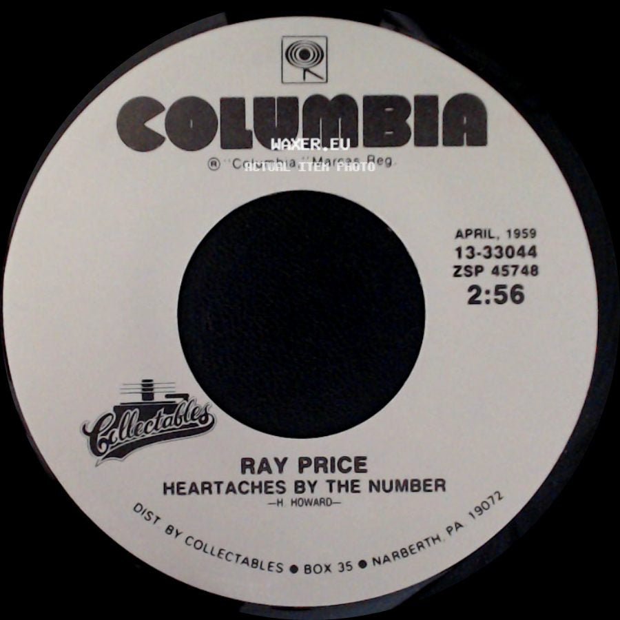 Ray Price - Heartaches By The Number / Release Me side A