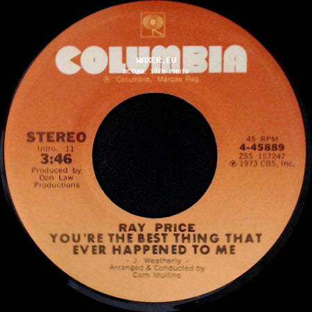 Ray Price - You're The Best Thing That Ever Happened To Me / What Kind Of Love Is This side A