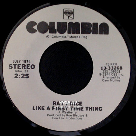 Ray Price - Like A First Time Thing / You're The Best Thing That Ever Happened To Me side A