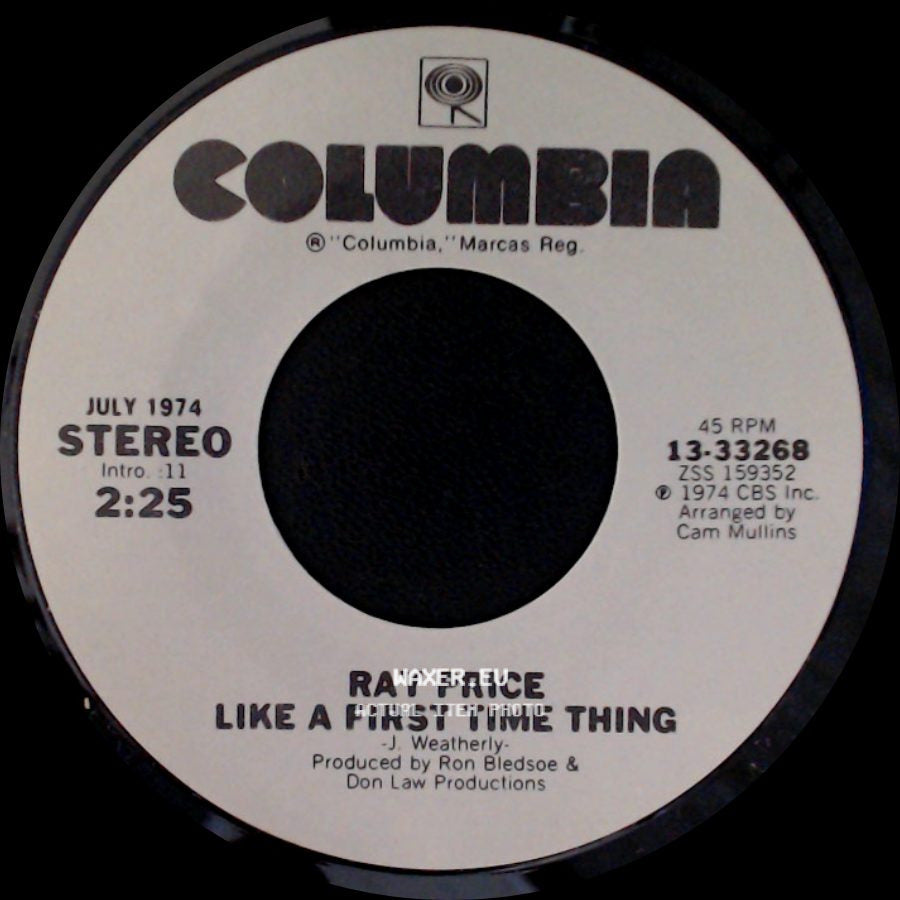 Ray Price - Like A First Time Thing / You're The Best Thing That Ever Happened To Me side A