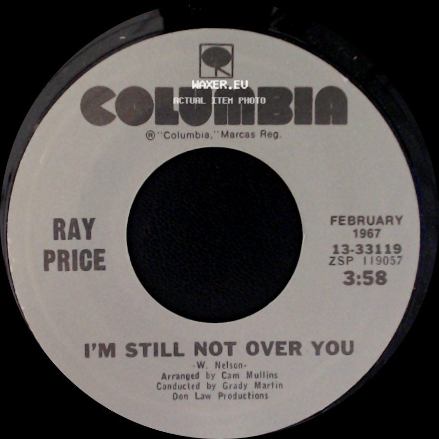 Ray Price - Danny Boy / I'm Still Not Over You side B