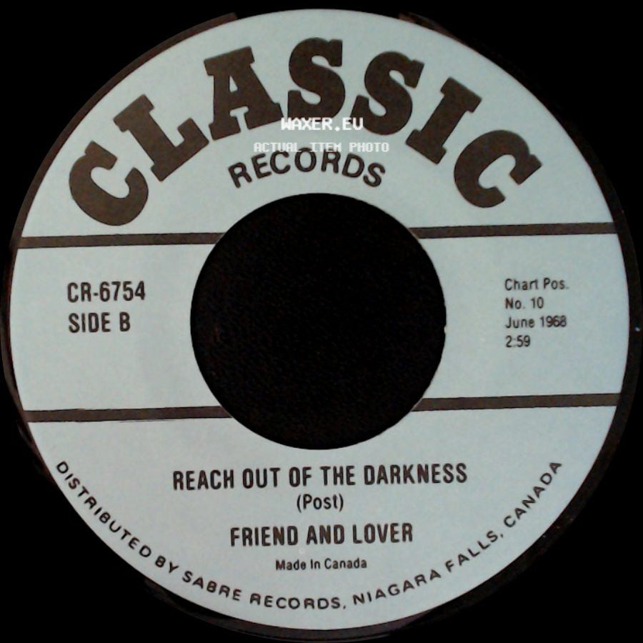 Mouth And Macneal / Friend And Lover - How Do You Do? / Reach Out Of The Darkness side B