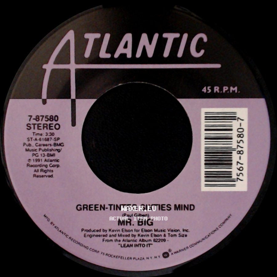 Mr. Big - To Be With You / Green-Tinted Sixties Mind side B
