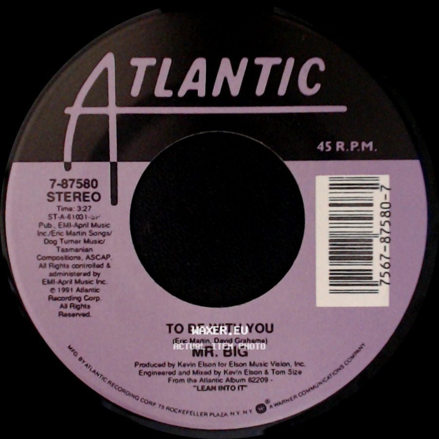 Mr. Big - To Be With You / Green-Tinted Sixties Mind side A