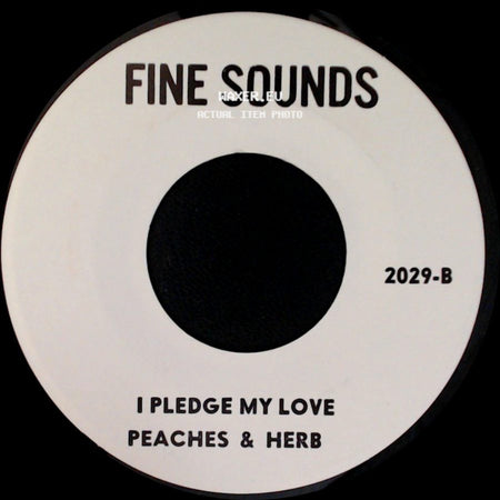 Peaches & Herb / Ronettes - I Pledge My Love / There Is No Other Like My Baby side A