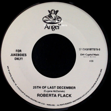 Roberta Flack - 25Th Of Last December / The Christmas Song (Chestnuts Roasting On An Open Fire) side A