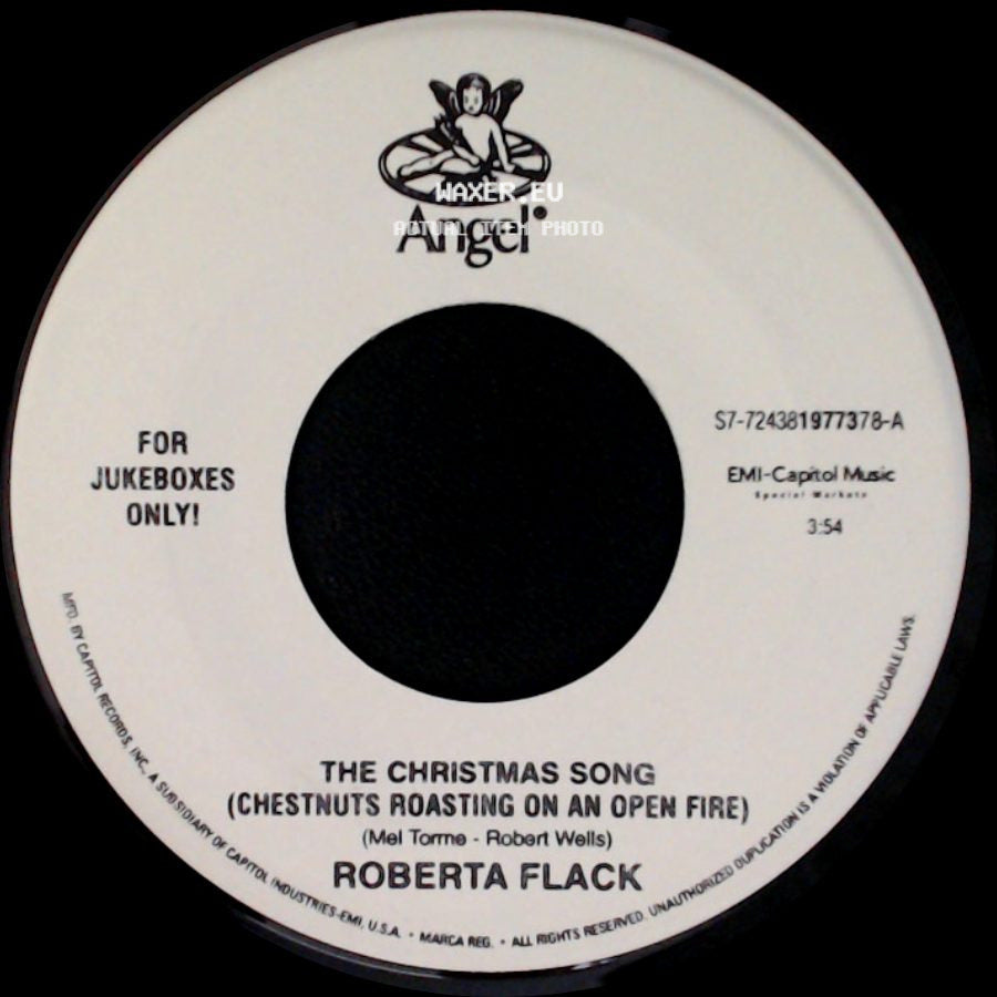 Roberta Flack - 25Th Of Last December / The Christmas Song (Chestnuts Roasting On An Open Fire) side B