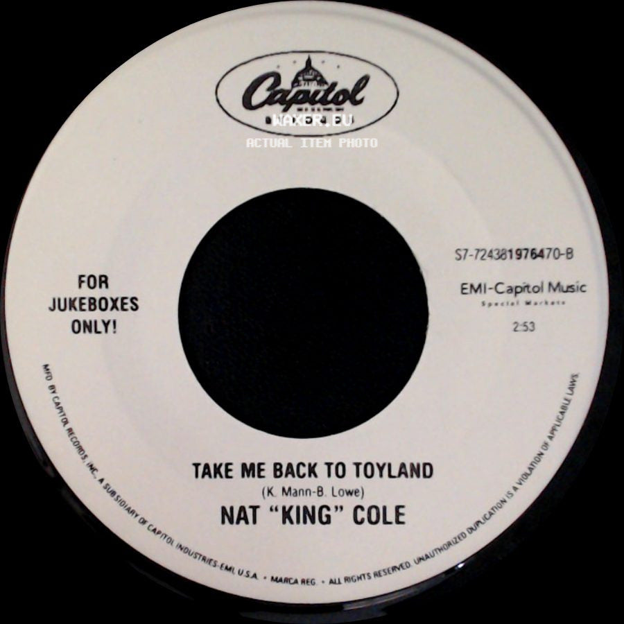 Nat "King" Cole - Mrs. Santa Claus / Take Me Back To Toyland side B