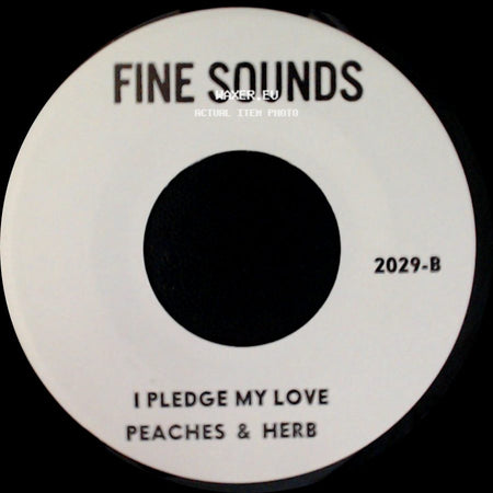 The Crystals / Peaches & Herb - There's No Other Like / I Pledge My Love side B