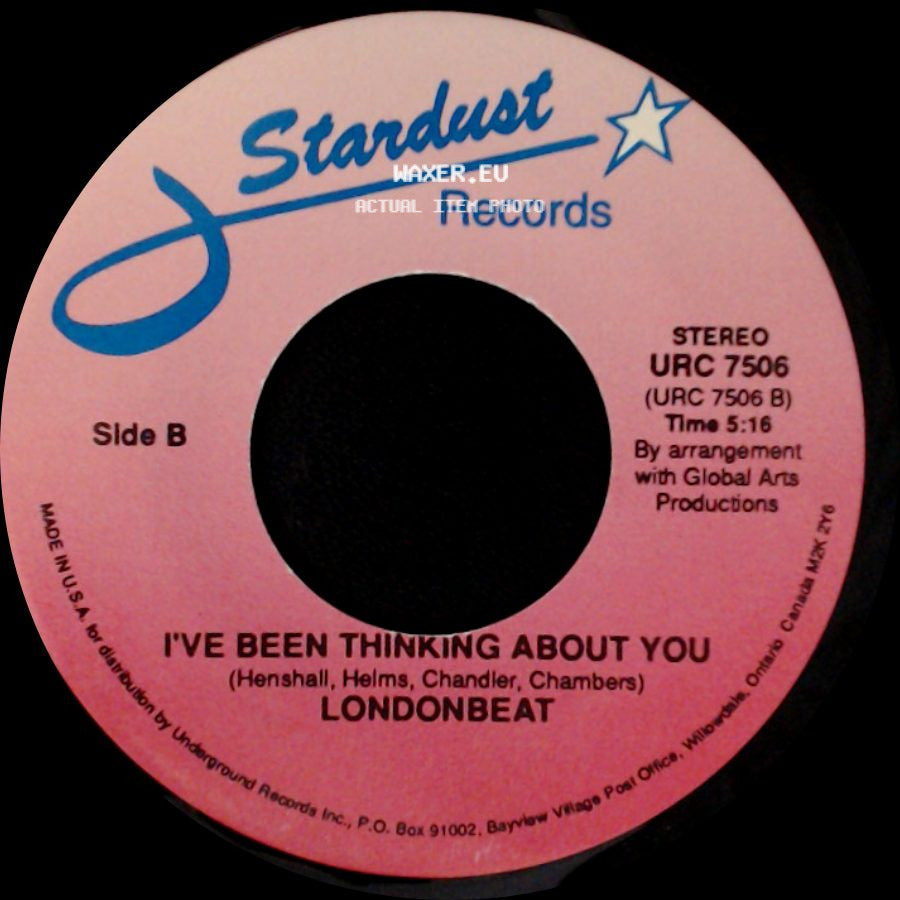 M / Londonbeat - Pop Muzik / I've Been Thinking About You side B