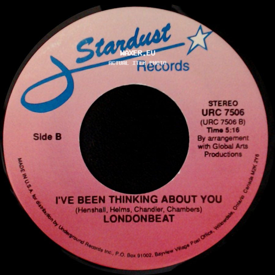 M / Londonbeat - Pop Muzik / I've Been Thinking About You side B