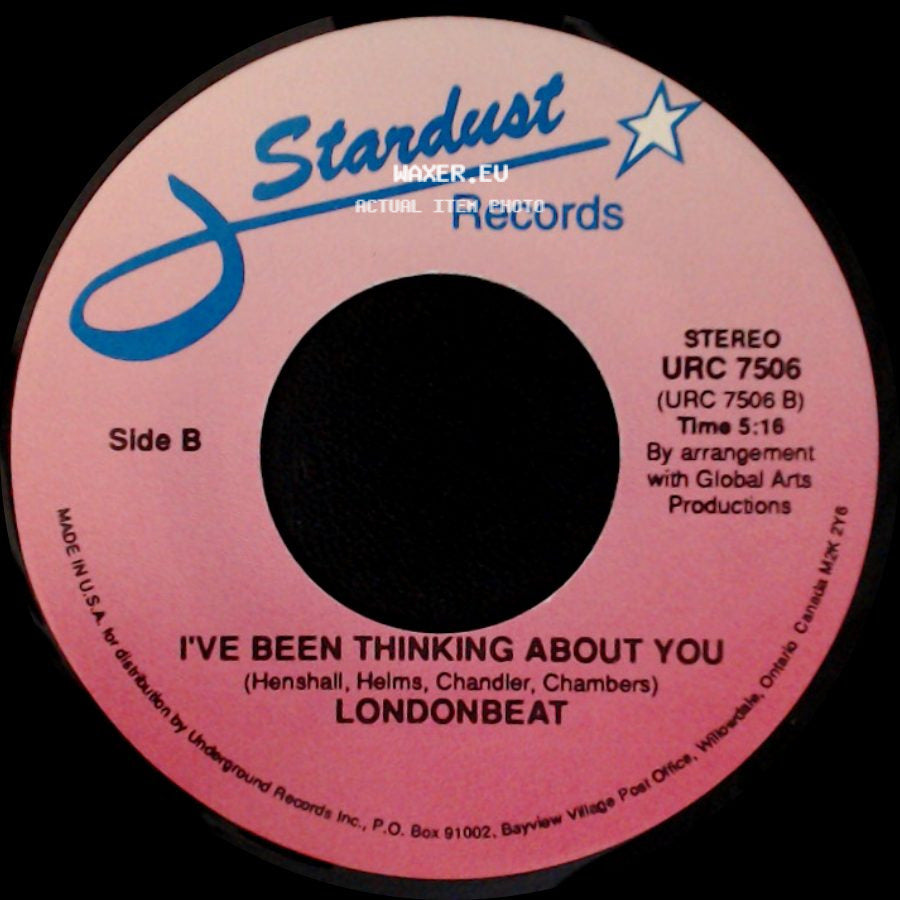 M / Londonbeat - Pop Muzik / I've Been Thinking About You side B