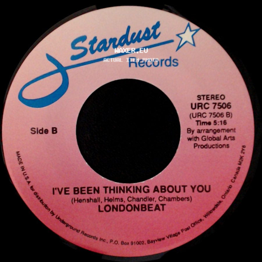 M / Londonbeat - Pop Muzik / I've Been Thinking About You side B