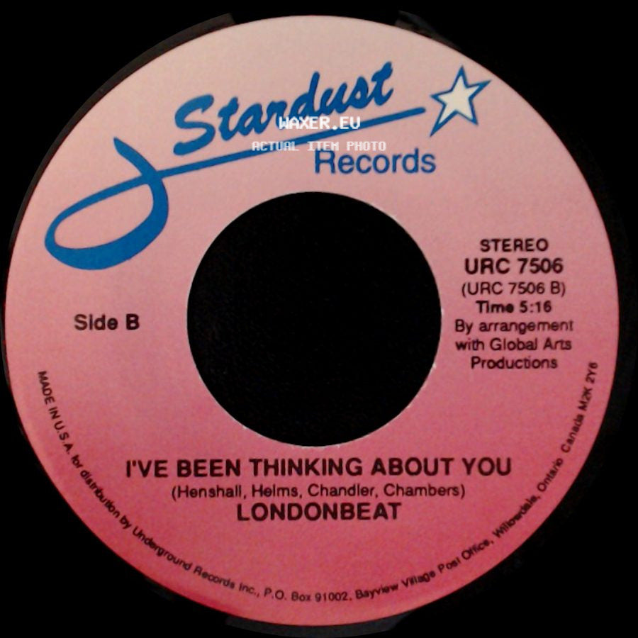 M / Londonbeat - Pop Muzik / I've Been Thinking About You side B