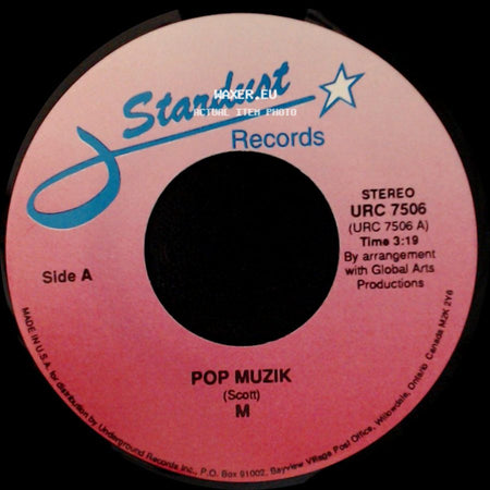 M / Londonbeat - Pop Muzik / I've Been Thinking About You side A