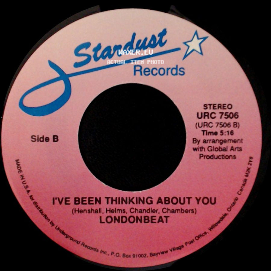 M / Londonbeat - Pop Muzik / I've Been Thinking About You side B