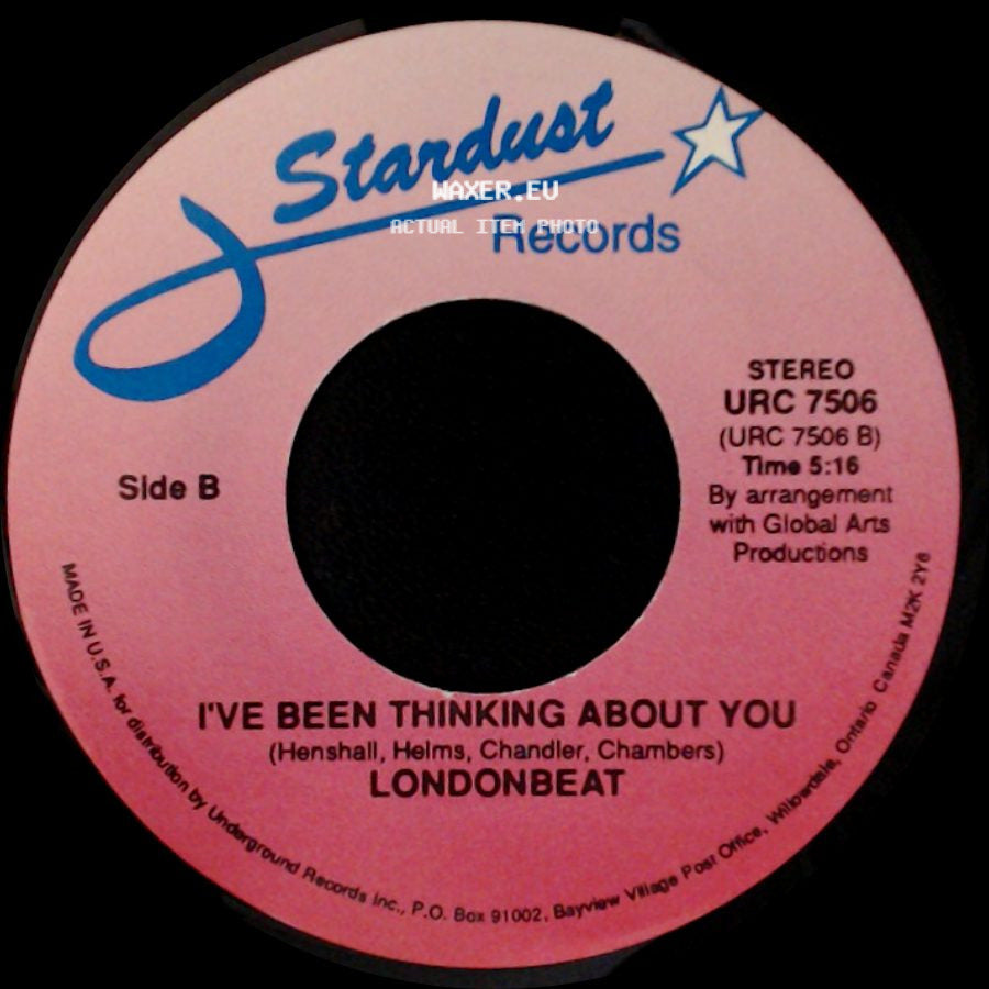 M / Londonbeat - Pop Muzik / I've Been Thinking About You side B