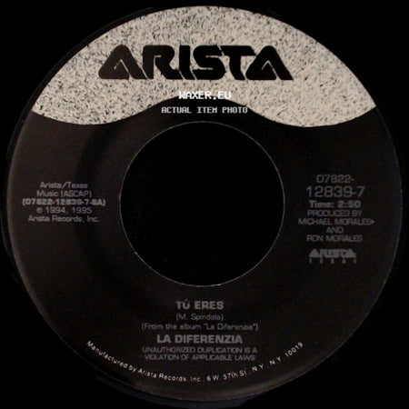 Unknown Artist - Tú Eres / ¿Qué Puedo Hacer? side A