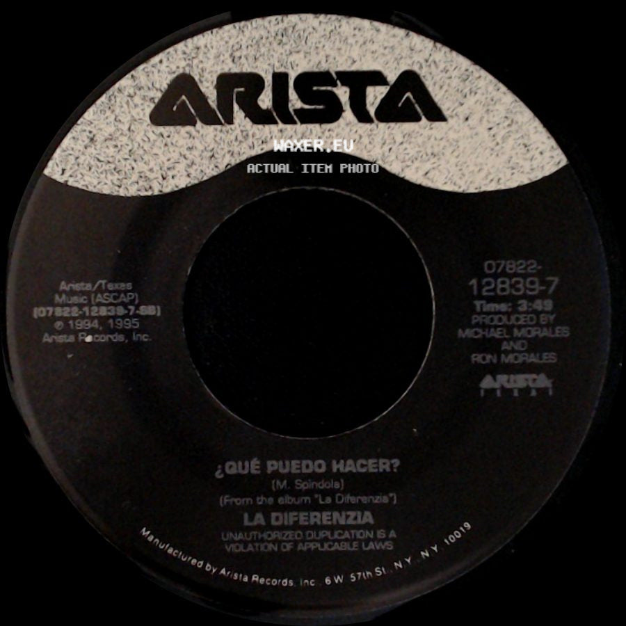 Unknown Artist - Tu Eres / ¿Qué Puedo Hacer? side B